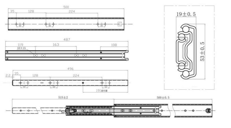 drawer slides roll forming