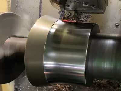lathe machining for roller