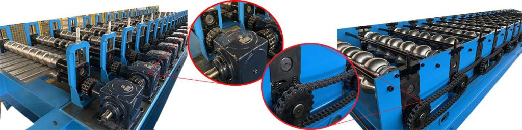 Gear-Box-Transmission-roof-tile-machine