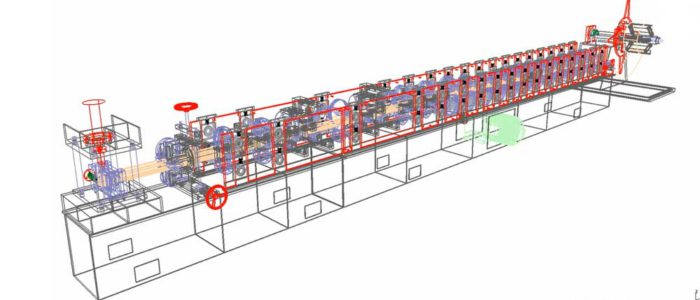 Designing roll forming process
