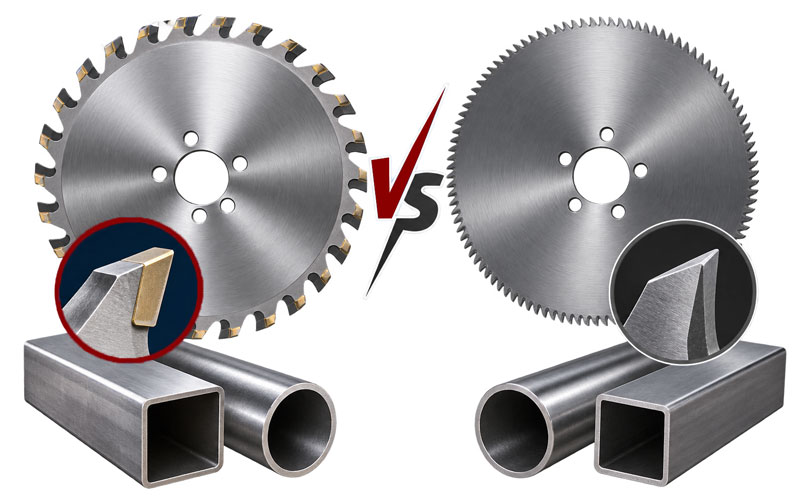 TCT Saw Blades vs HSS Saw Blades
