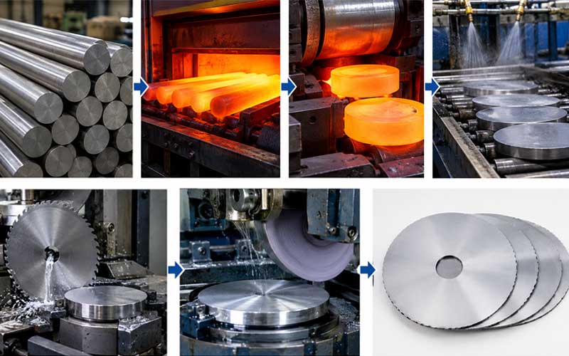 How Are HSS Cold Saw Blade Blanks Produced?
