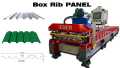 Box rib panel roll forming machine